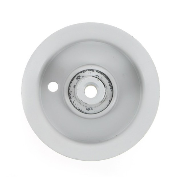 Poulie à gorge plate diam 82mm.Diam rebord 105 mm