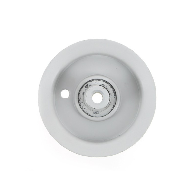Poulie à gorge plate diam 82mm.Diam rebord 105 mm