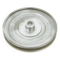 Poulie à gorge en V diam 178 mm. Largeur 27 mm