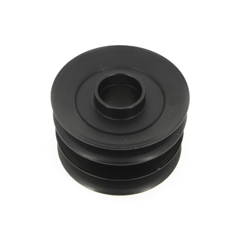 Poulie double Ø 127 mm. Larg. 85 mm