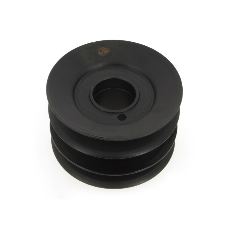 Poulie double Ø 127 mm. Larg. 85 mm