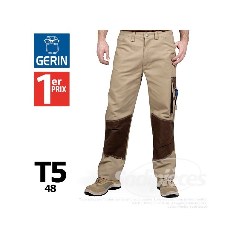 Pantalon beige taille 5 