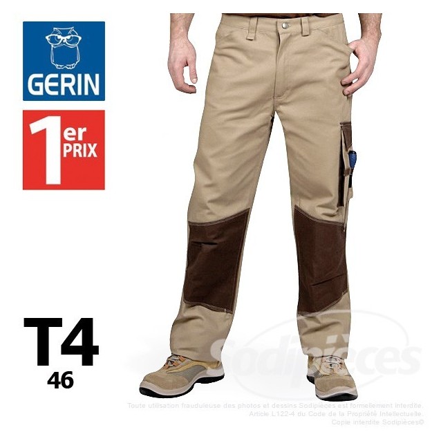 Pantalon beige taille 4 