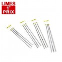 Lime d'affûtage de chaîne 1er prix Ø 4,8 mm x 200 mm par 12