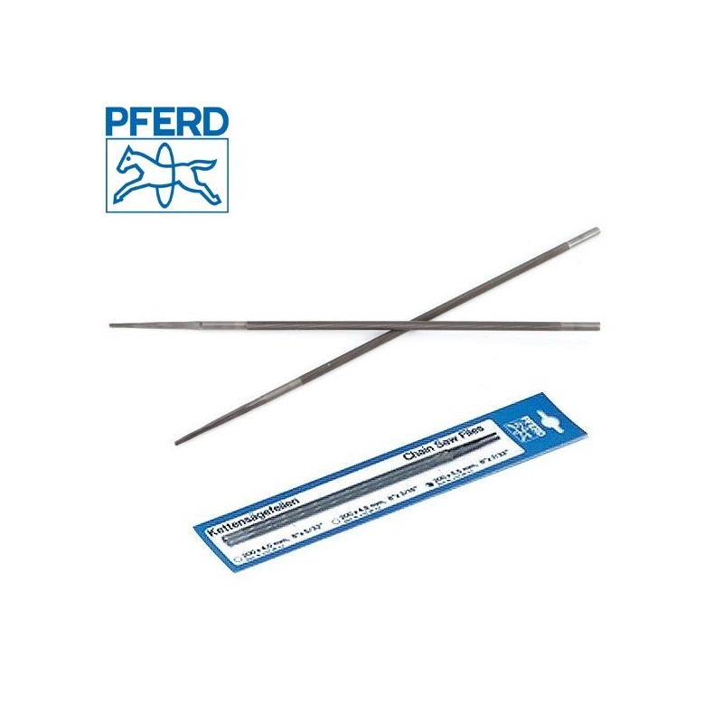 Lime d’affûtage de chaine Pferd  Ø 4,8 mm x 200 (par2)