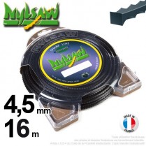 Fil débroussailleuse nylsaw ®. Coque 4,5 mm x 11 m