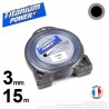 Fil débroussailleuse Titanium ®. Coque rond 3 mm x 15 m Fil débroussailleuse Titanium ®. Coque rond 3 mm x 15 m