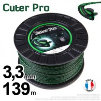 Fil débroussailleuse Cuter' Pro ®. Bobine 3,3 mm x 139 m