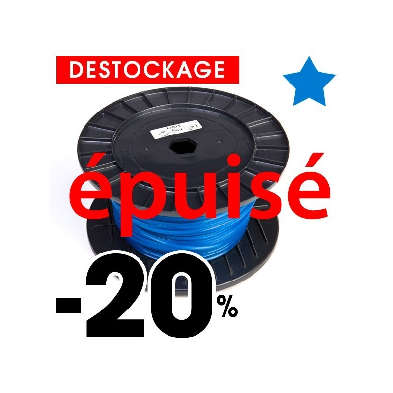 Fil à Prix Promo. Etoilé bleu. Bobine 2,65 mm x 150 m