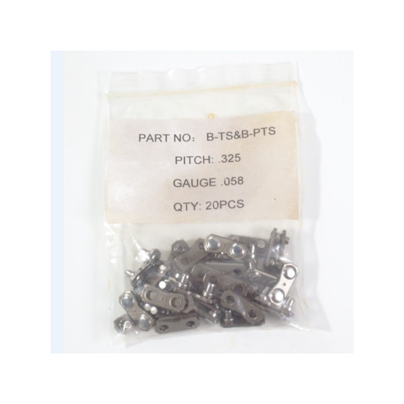 Maillons de chaîne tronçonneuse 0.325"