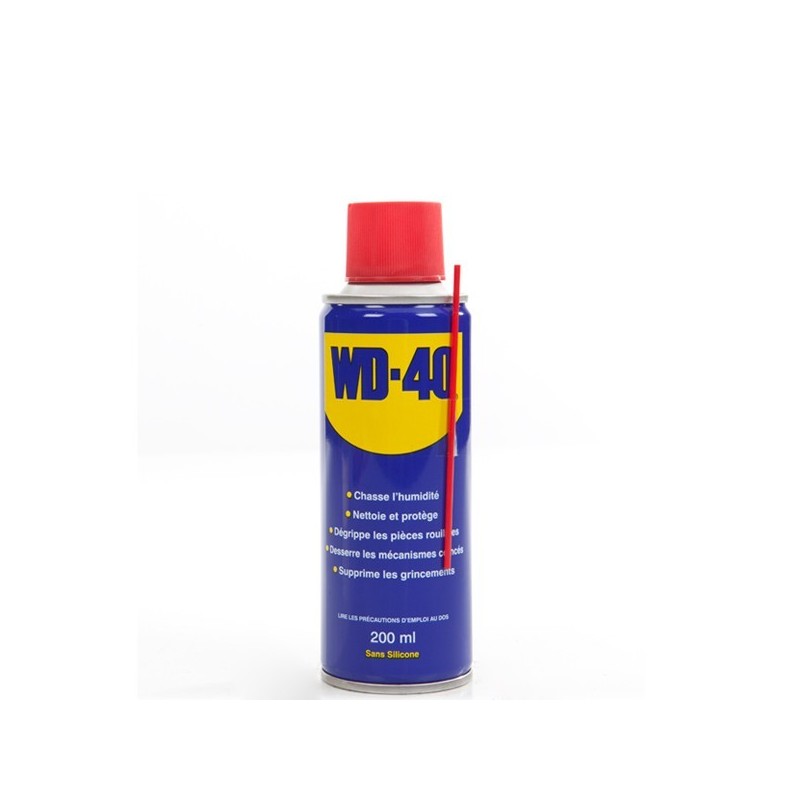 WD 40. Protège, dégrippe, nettoie, lubrifie. 200 ml 