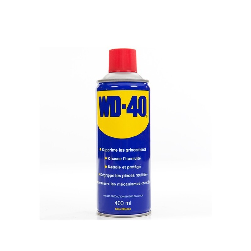 WD 40. Protège, dégrippe, nettoie, lubrifie. 400 ml
