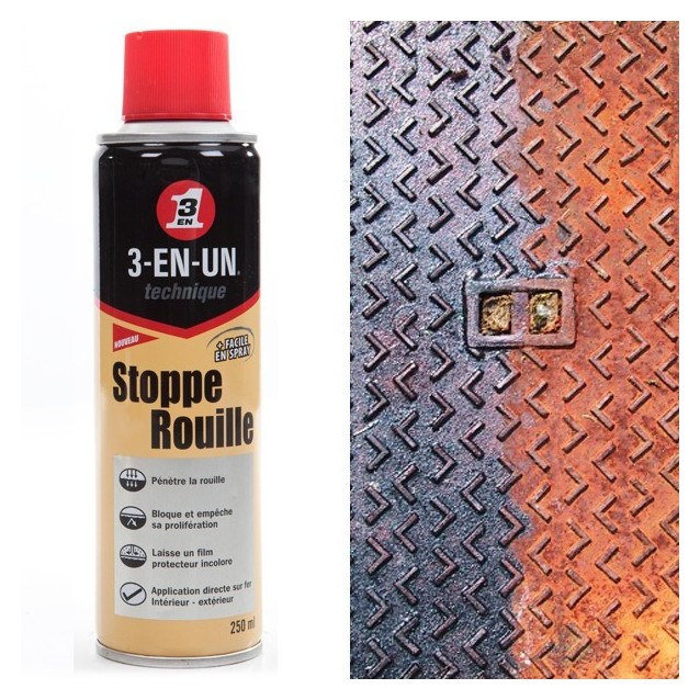 Stop rouille. 3 en 1.