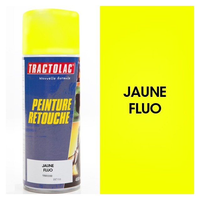 Bombe peinture Jaune Fluo