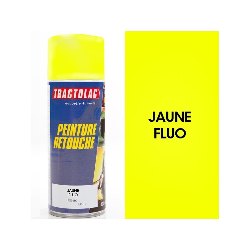 Bombe peinture Jaune Fluo