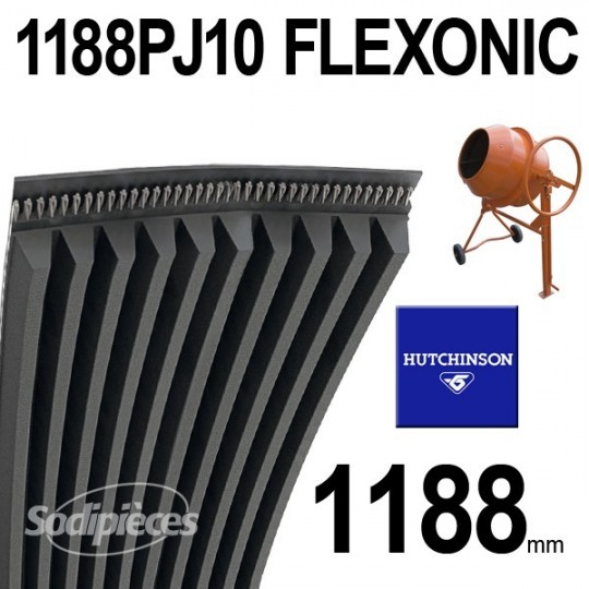 Poly-V Elastique FLEXONIC 1188PJ10