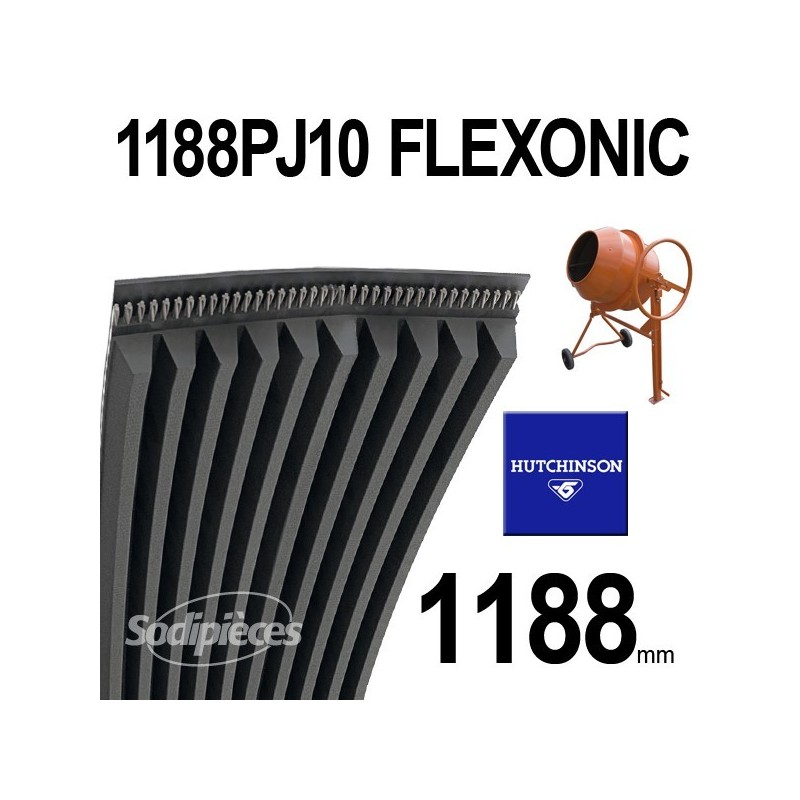 Poly-V Elastique FLEXONIC 1188PJ10