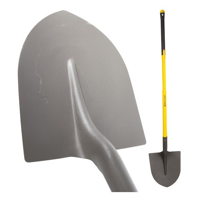 Pelle ronde de 29 cm manche trimatiere