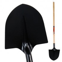 Pelle ronde trempée 27 cm longueur du manche 110 cm