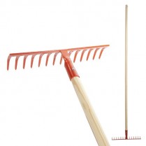 Rateau à douille forgée 14 dents courbées