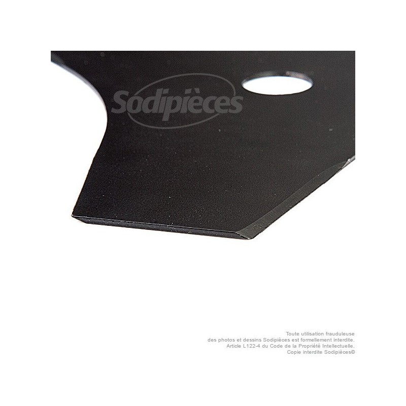 Lame débroussailleuse 3 dents Ø de coupe 280 mm. Ale : 25,4 mm