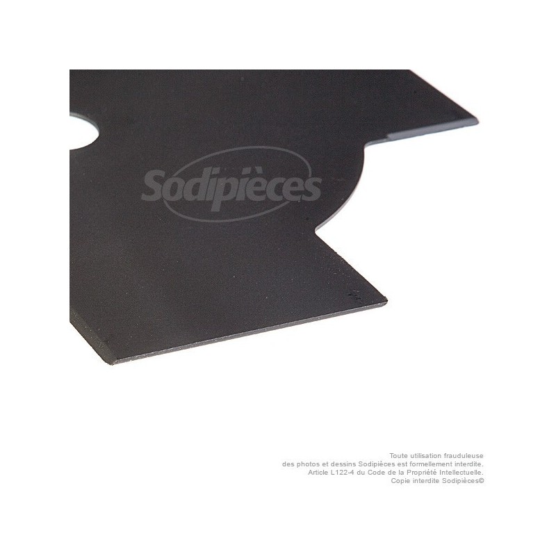 Lame 4 dents. Ø 255 mm. Al 25,4 mm. Ep 1,5 mm.