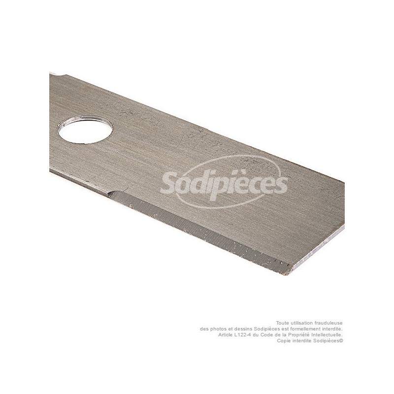 Lame droite. Ø 280 mm. Al 25,4 mm. Ep 2,5 mm.