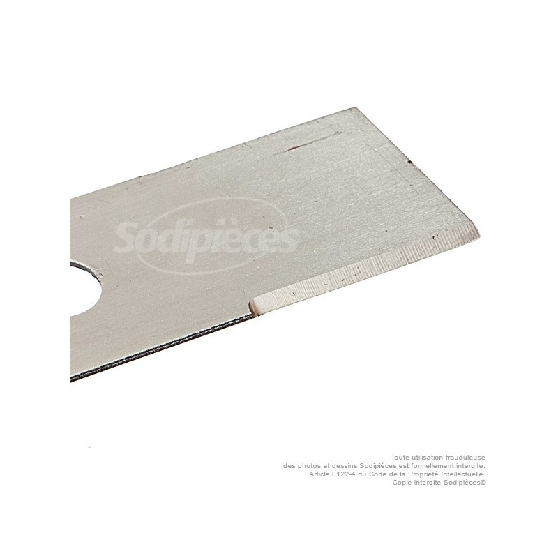 Lame droite. Ø 250 mm. Al 25,4 mm. Ep 2,5 mm.