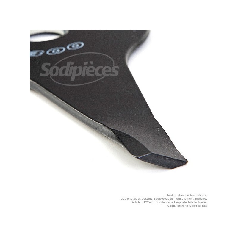 Lame 3 dents. Aire Cut. Ø 300 mm. Al 25,4 mm. Ep 4,2 mm.