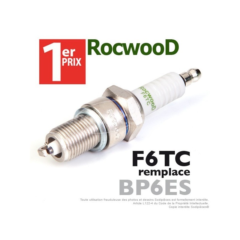 Bougie type BP6ES. 1er Prix Rocwood. F6TC 