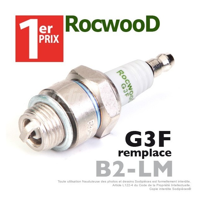 Bougie type B2LM. 1er Prix Rocwood. G3F