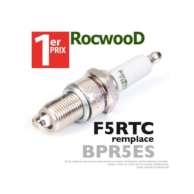 Bougie type BPR5ES. 1er Prix Rocwood. F5RTC