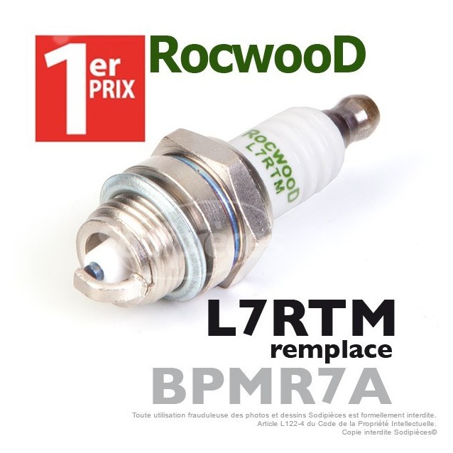 Bougie type BPMR7A. 1er Prix Rocwood. L7RTM