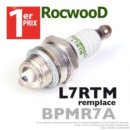 Bougie type BPMR7A. 1er Prix Rocwood. L7RTM