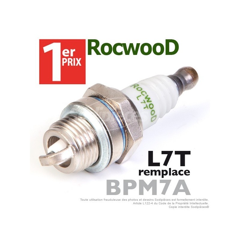 Bougie type BPM7A. 1er Prix Rocwood. L7T