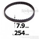 Courroie pour électro portatif 254x7,9