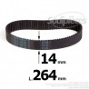 Courroie pour électro portatif 264x14
