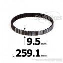 Courroie pour électro portatif 259,10x9,5