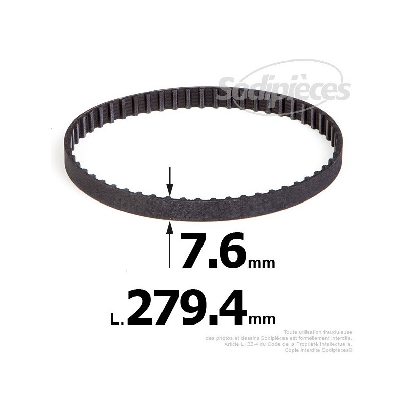 Courroie pour électro portatif 279,4x7,6