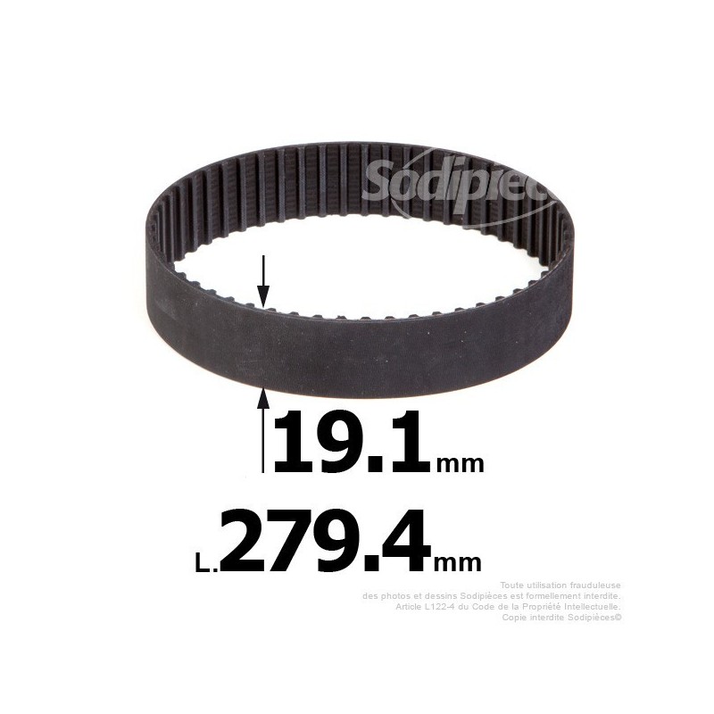 Courroie pour électro portatif 279,4x19,1