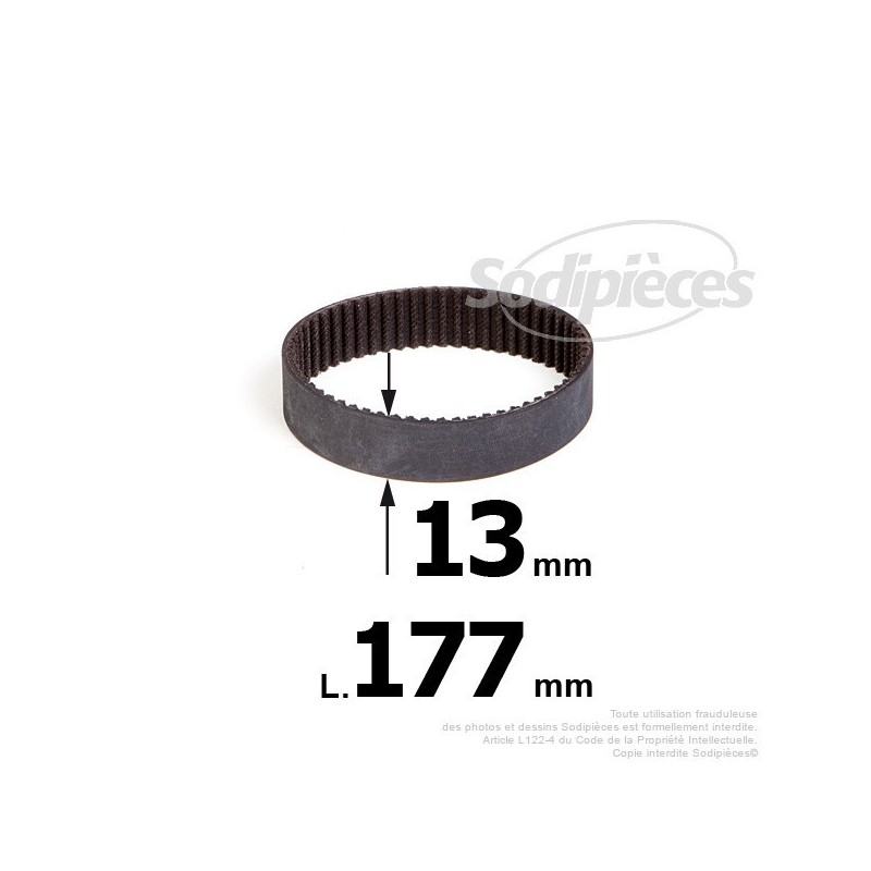 Courroie pour électro portatif 177x13