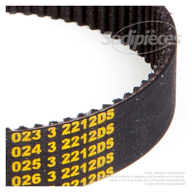 Courroie pour électro portatif 225x14