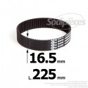 Courroie pour électro portatif 225x16,5