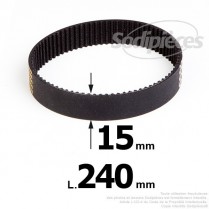 Courroie pour électro portatif 240x15