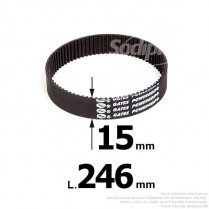 Courroie pour électro portatif 246x15