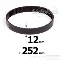 Courroie pour électro portatif 252x12