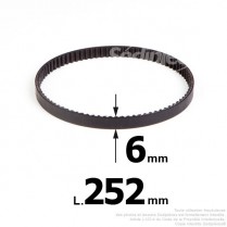 Courroie pour électro portatif 252x6