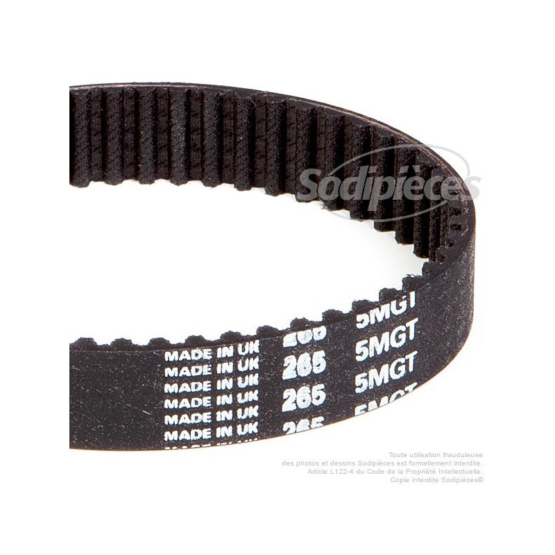 Courroie pour électro portatif 265x15