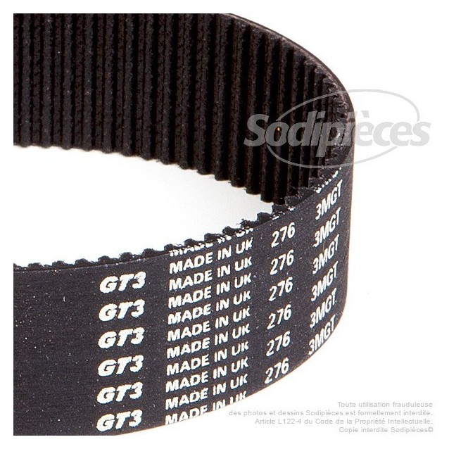 Courroie pour électro portatif 276x25