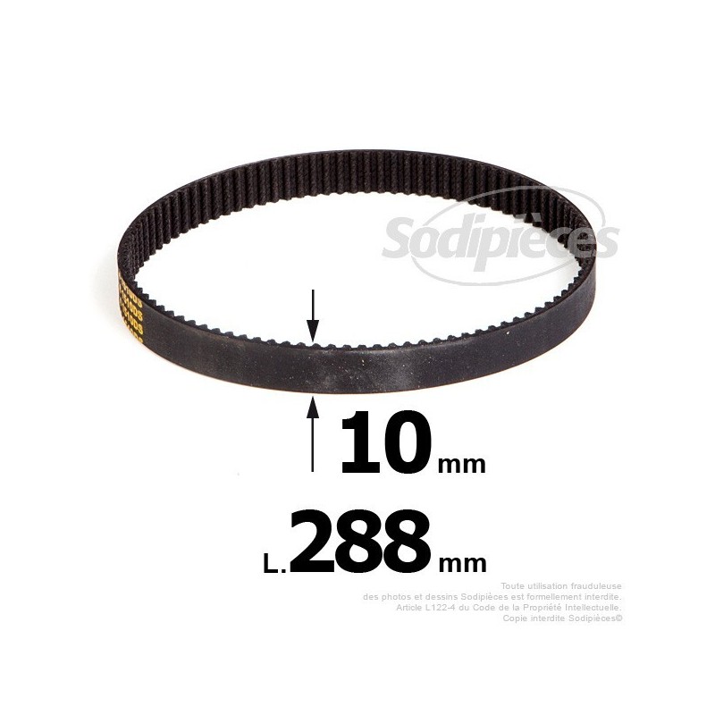 Courroie pour électro portatif 288x10